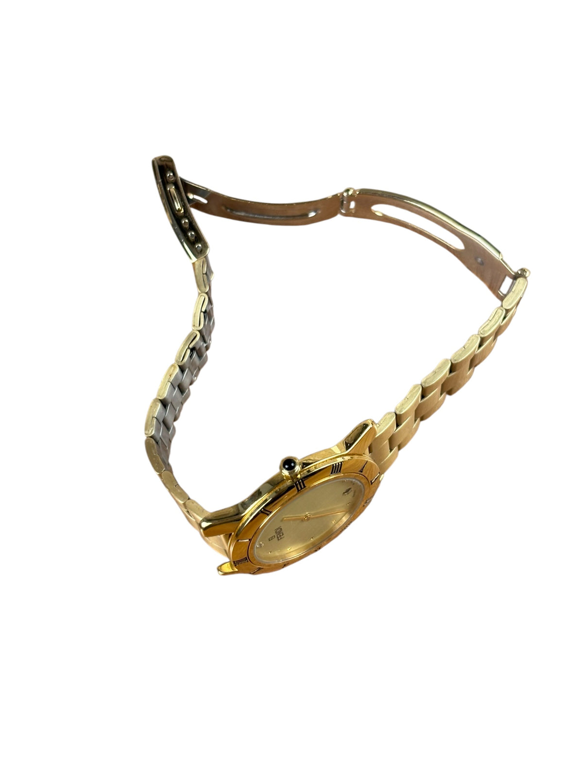 Fendi 860G Champagne Dot Dial Gold Plated Watch