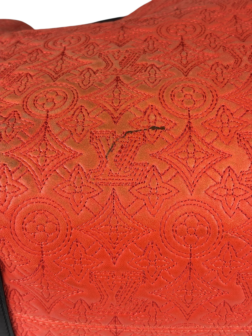 Louis Vuitton Red Antheia Hobo PM