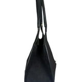 Gucci Black Leather Trim GG Bardot Jackie Medium Hobo Bag