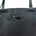 Prada Black Tessuto Small Zip Tote