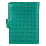Christian Dior Vintage Grey Leather Card Holder