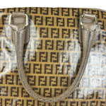 Fendi Vintage FF Brown PVC Handbag