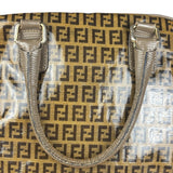 Fendi Vintage FF Brown PVC Handbag