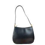 Salvatore Ferragamo Black Leather Hobo Bag