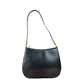 Salvatore Ferragamo Black Leather Hobo Bag