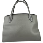 Prada Grey Saffiano Leather Two-Way Tote