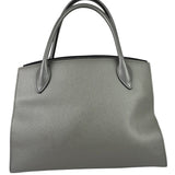 Prada Grey Saffiano Leather Two-Way Tote