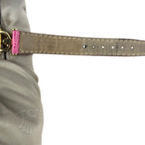 Gucci 6300L White Dial Pink Leather Strap