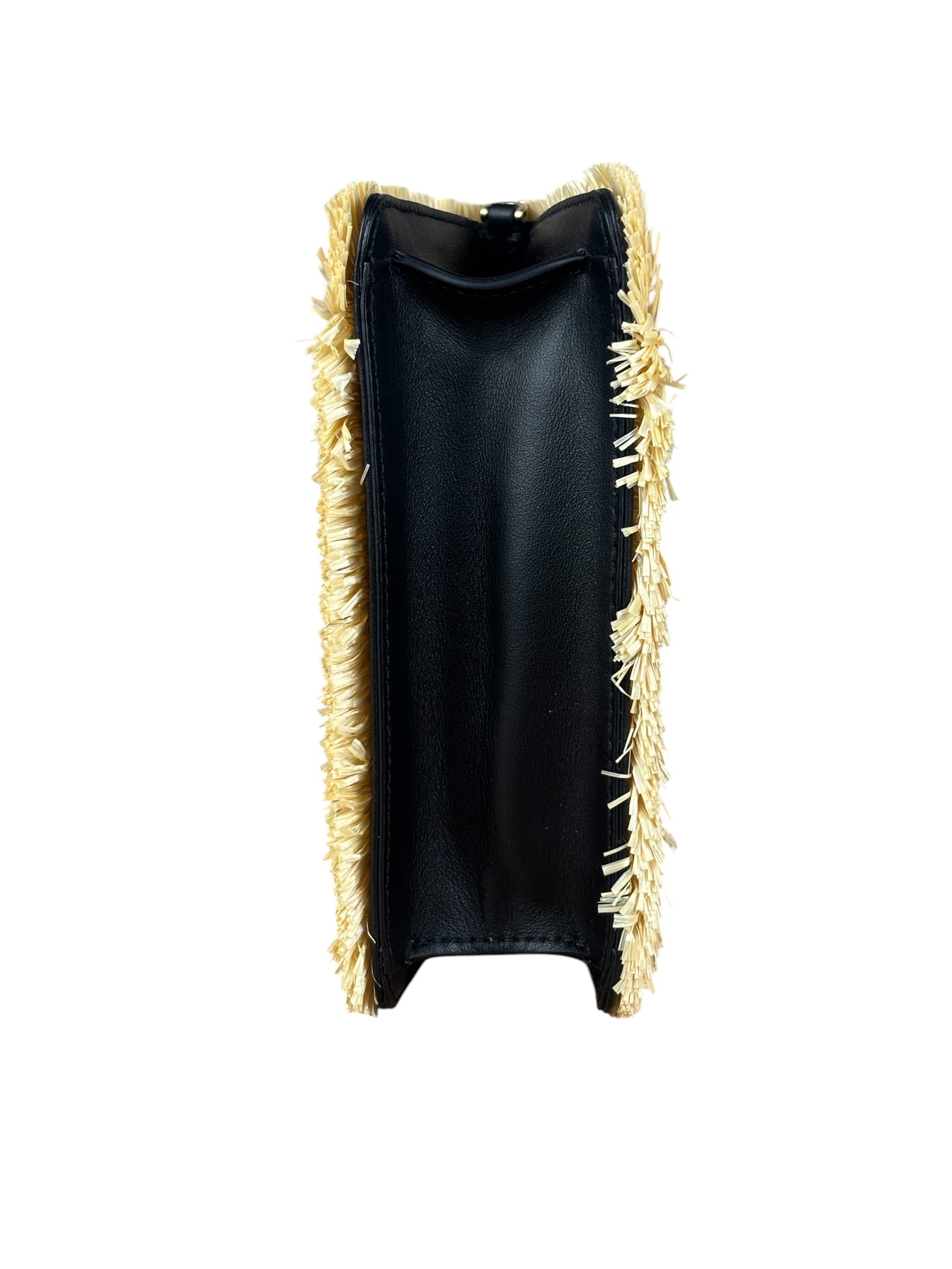 Bvlgari Serpenti Forever Mini Raffia Bag Beige