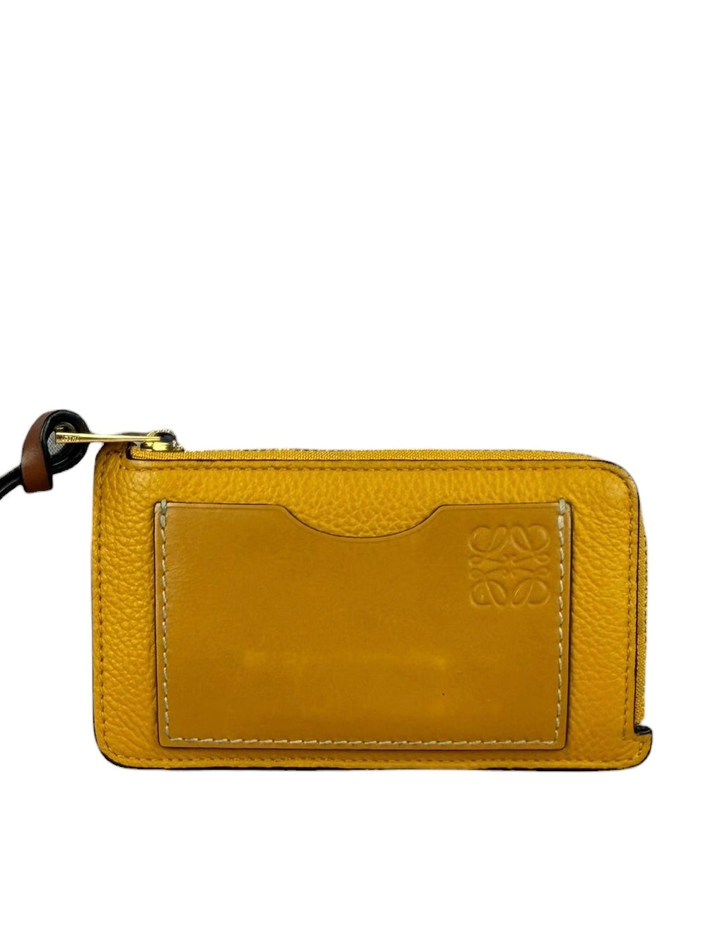 Loewe Honey Yellow/Sunflower Leather Bicolor Card Holder