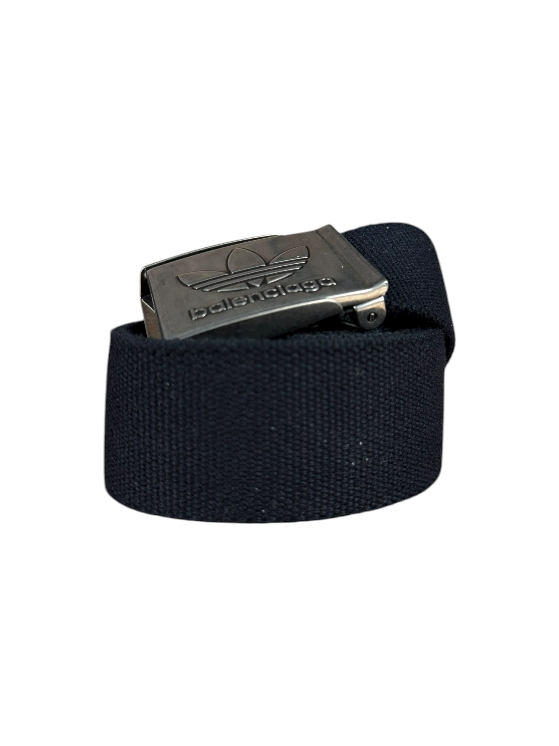 Balenciaga X Adidas Black Canvas Belt