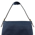 Fendi Denim Canvas Wave Buckle Pochette
