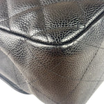 Chanel Black Caviar Quilted Flap Large Flap Bag 2006
