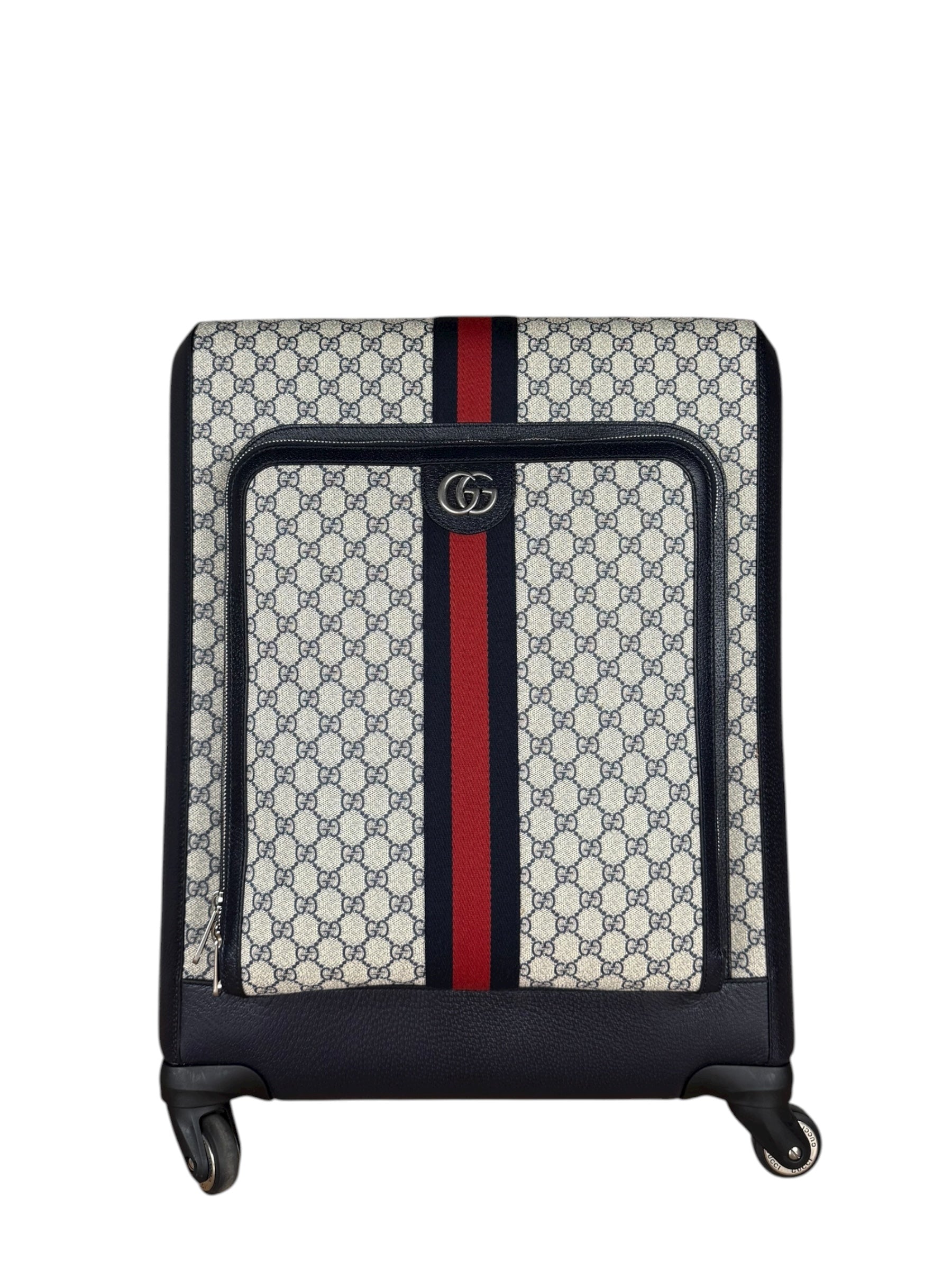 Gucci GG Savoy Navy Medium Trolley Luggage
