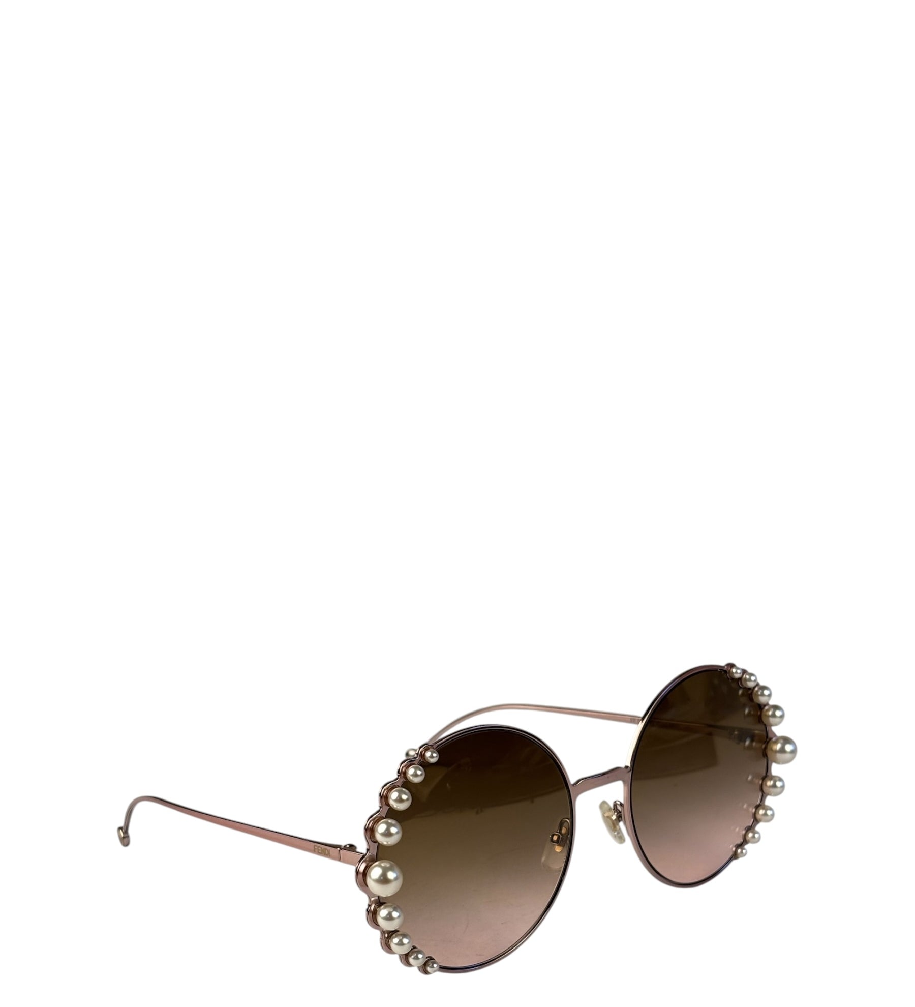 Fendi Pink Ribbons & Pearls FF 0295/S Round Sunglasses