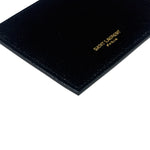 Yves Saint Laurent Black Leather Card Holder
