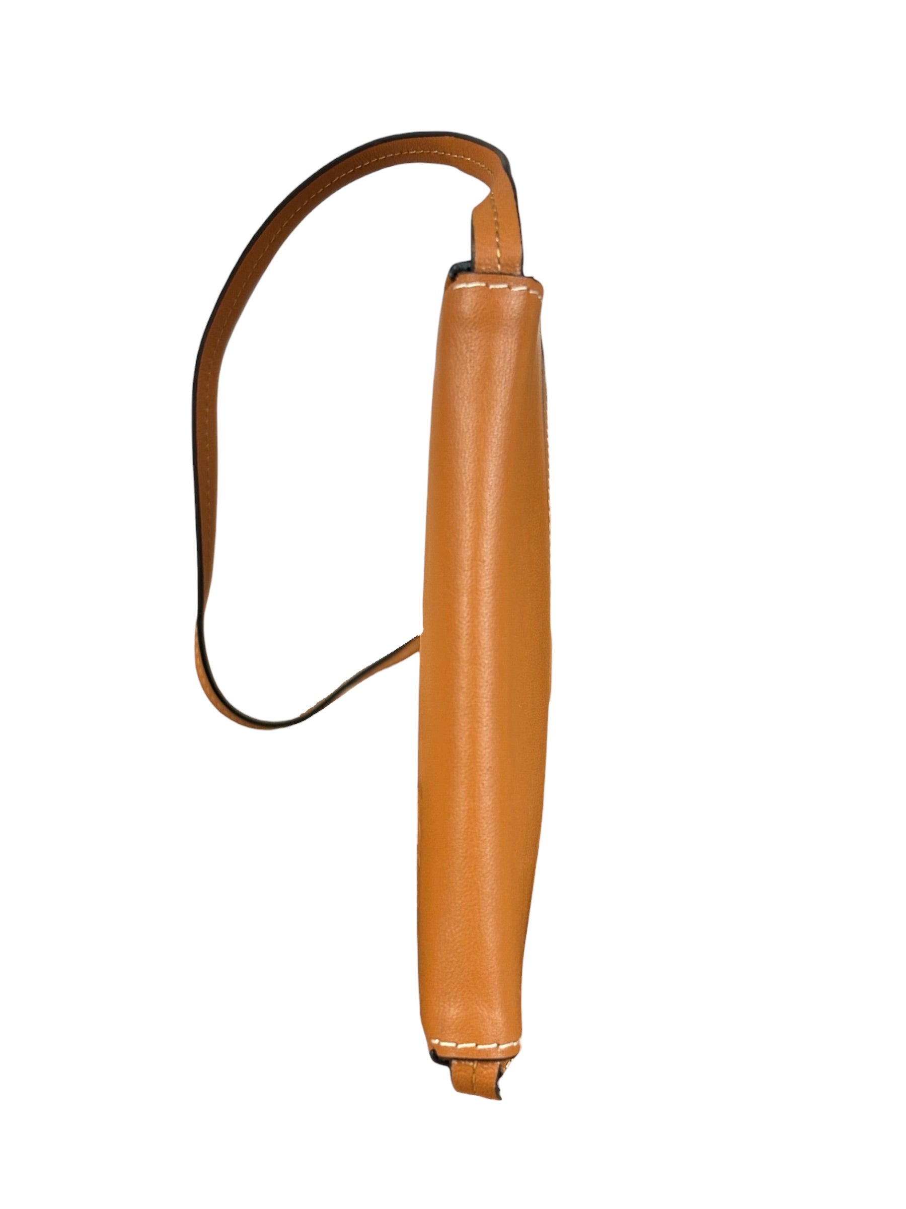 Loewe Camel Leather Heel Crossbody