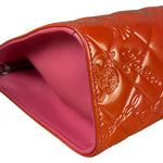 Chanel Orange Patent Lucky Symbols Pochette 2009