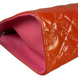 Chanel Orange Patent Lucky Symbols Pochette 2009