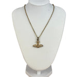 Vivienne Westwood Gold-Tone Orb Pendant Necklace