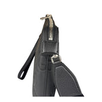 Gucci Black Leather Medium Jumbo GG Pouch/Messenger Crossbody Bag