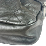 Chanel Grey Quilted Leather Tote Bag 2006