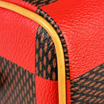 Louis Vuitton Red Pop Damier Nano Speedy Bandouliere Two-Way Bag