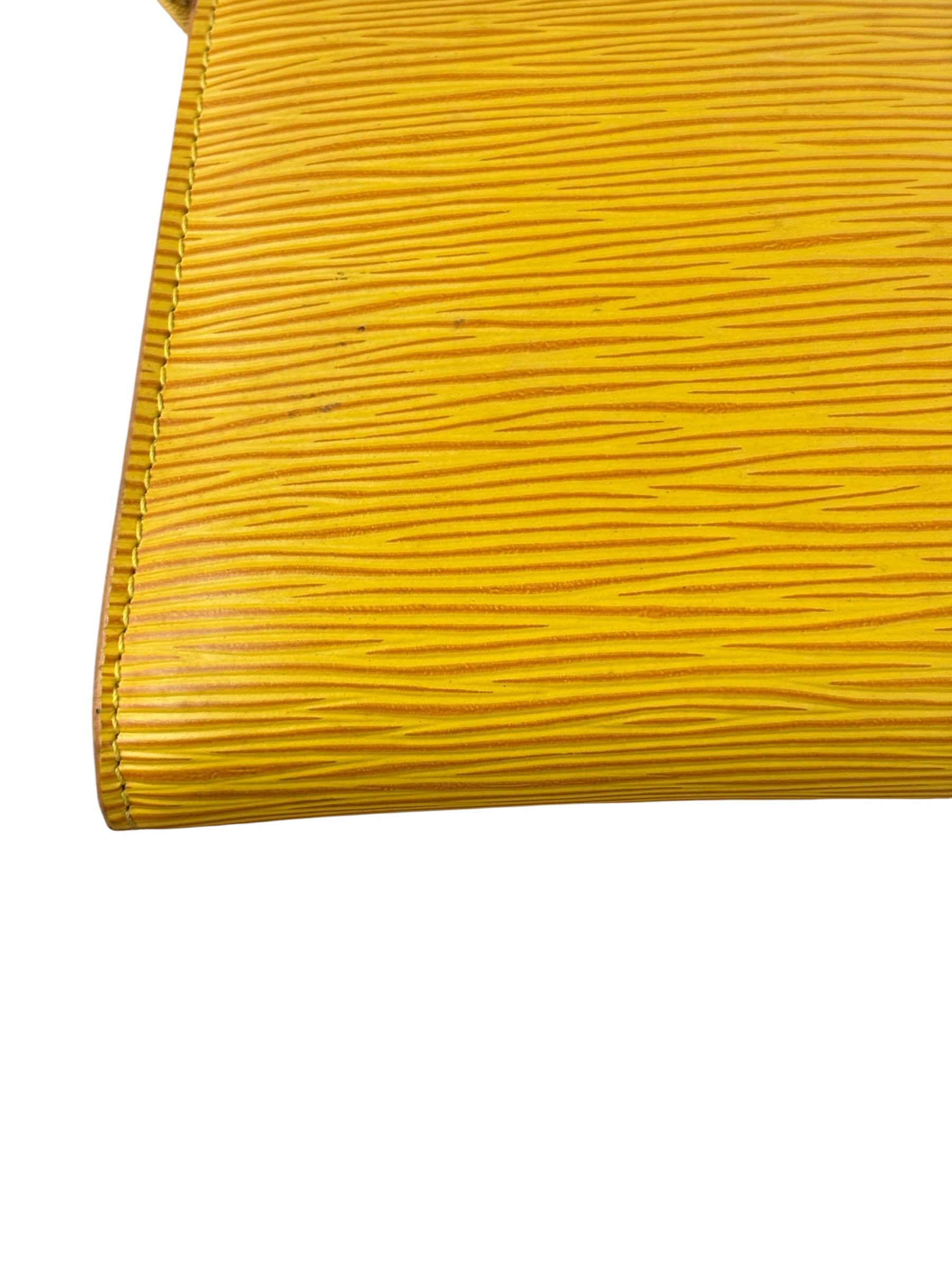 Louis Vuitton Yellow Epi Leather Pochette