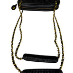Chanel Black Quilted Lambskin Camera Bag 1989