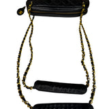 Chanel Black Quilted Lambskin Camera Bag 1989