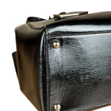 Fendi Black Patent Leather 2Jours Handbag