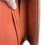 Balenciaga Salmon Pink Leather Essential Money Flap Wallet