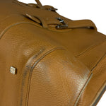 Loewe Brown Leather Senda Top Handle Bag