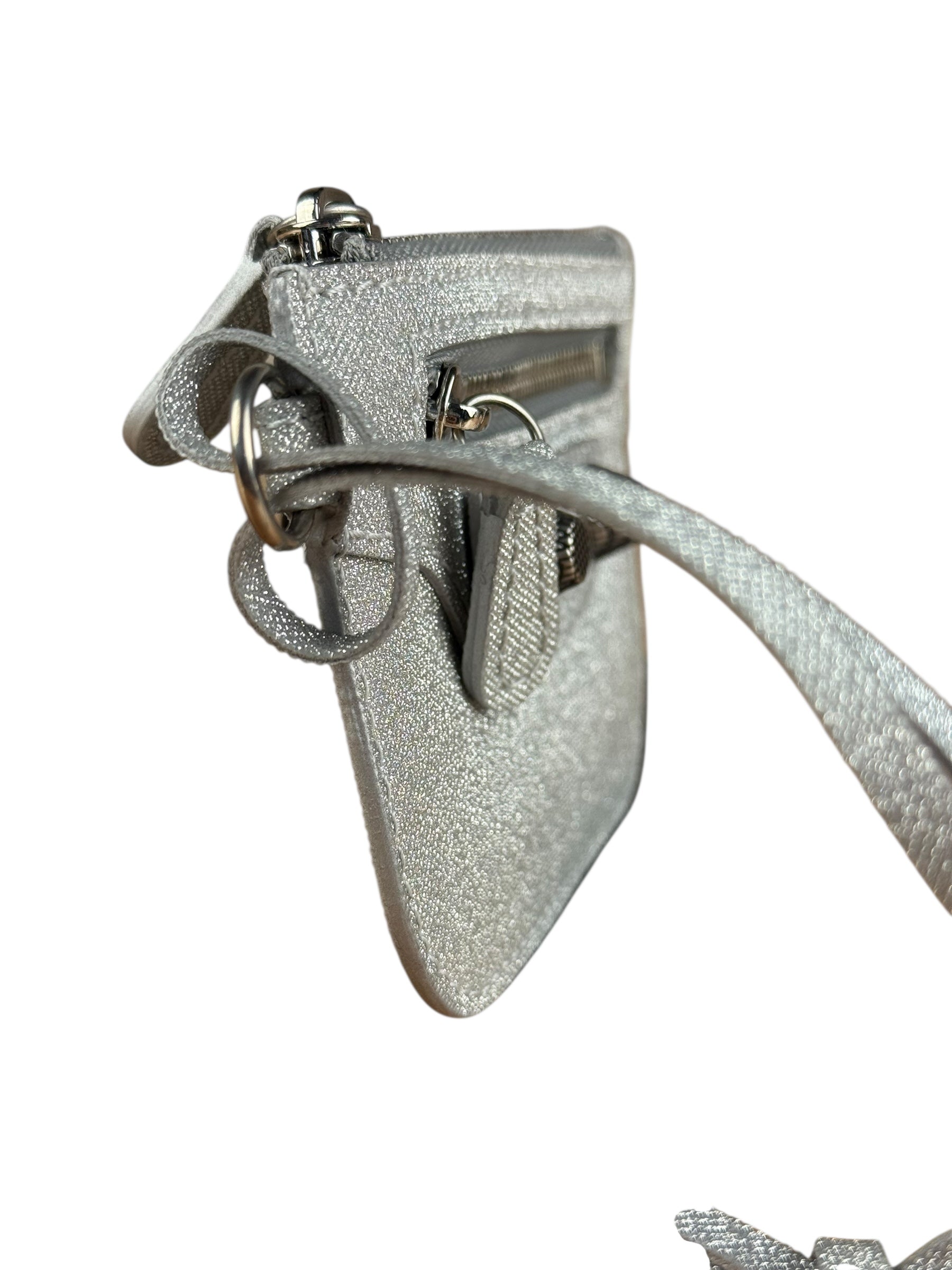 Balenciaga Le Cagole Zip Pouch Glitter