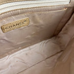 Chanel Vintage Beige Travel Line Classic Flap 2001