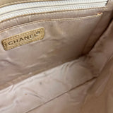 Chanel Vintage Beige Travel Line Classic Flap 2001