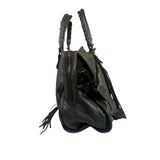 Balenciaga Grey Leather Medium Le City Shoulder Bag
