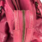 Balenciaga Pink Leather Classic City Two-Way Bag