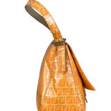 Fendi Orange Vinyl Mamma Baguette