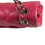 Chanel Pink Quilted Lambskin Jumbo Double Flap Bag 2014