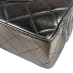 Chanel Black Quilted Leather Double Flap Small Bag
