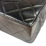 Chanel Black Quilted Leather Double Flap Small Bag
