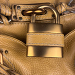 Chloe Yellow Leather Paddington Shoulder Bag