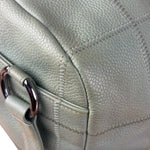 Chanel Light Green Quilt LAX Leather Bowler Bag 2004