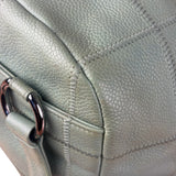 Chanel Light Green Quilt LAX Leather Bowler Bag 2004