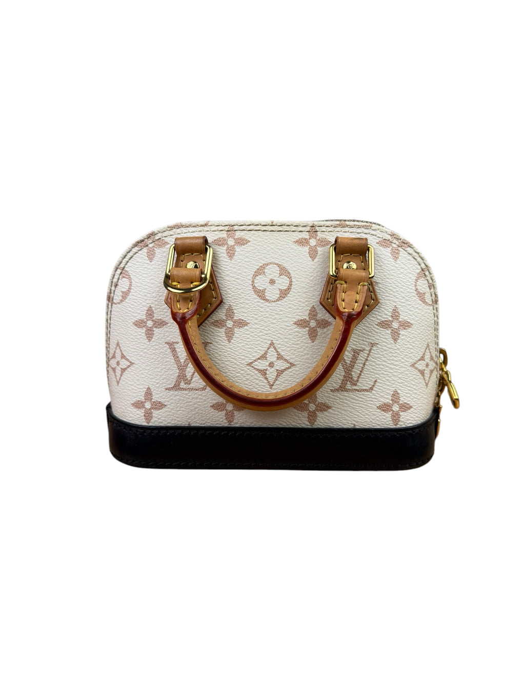 Louis Vuitton Off-White/Black Monogram Dune Nano Alma Two-Way Bag