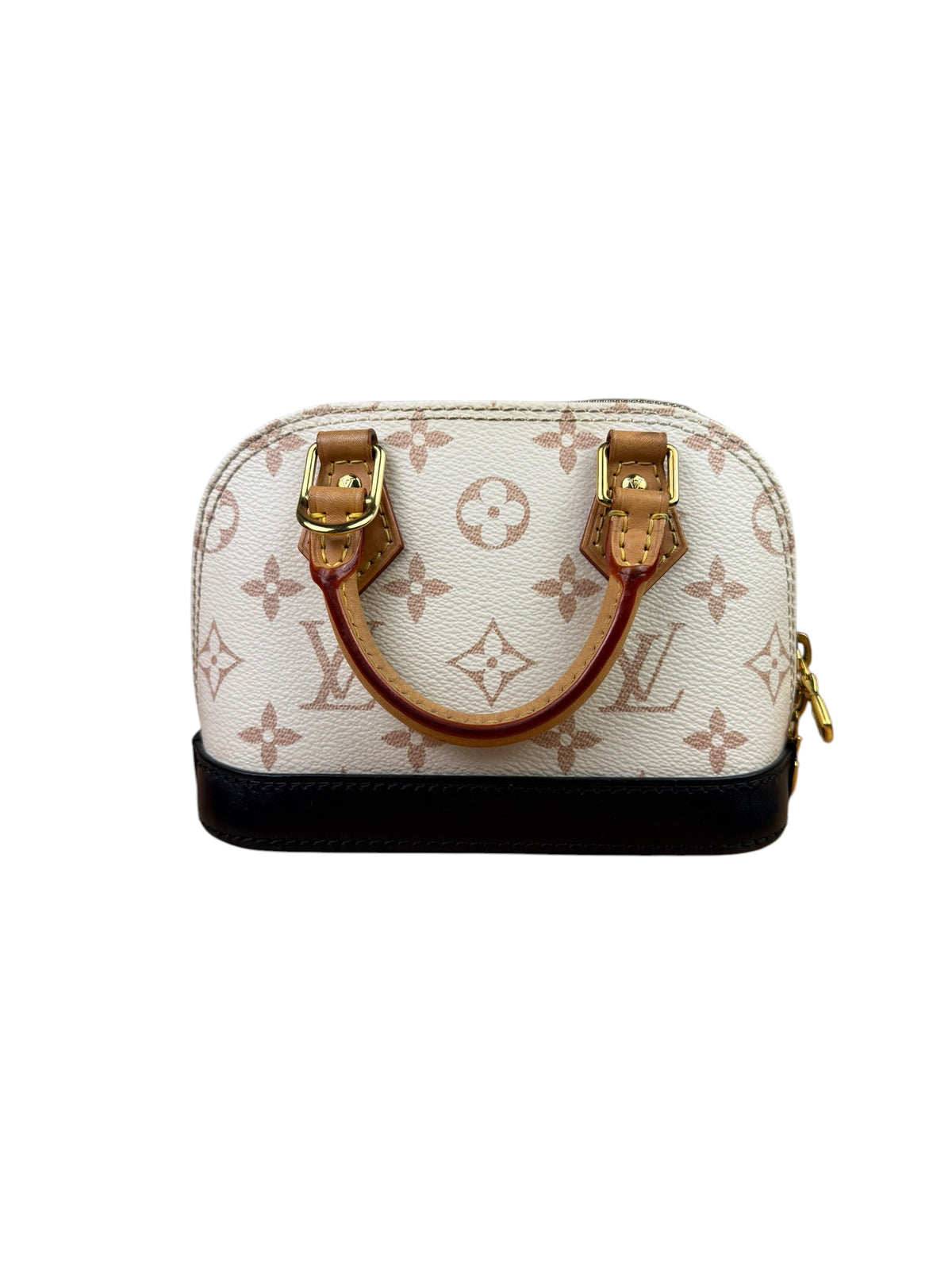 Louis Vuitton Off-White/Black Monogram Dune Nano Alma Two-Way Bag