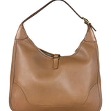 Hermes Vintage Tan Brown Leather Shoulder Bag