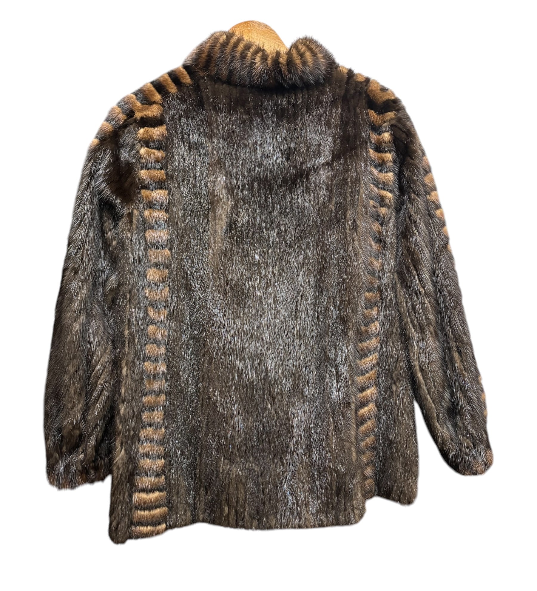 Saga Brown Mink Fur Coat