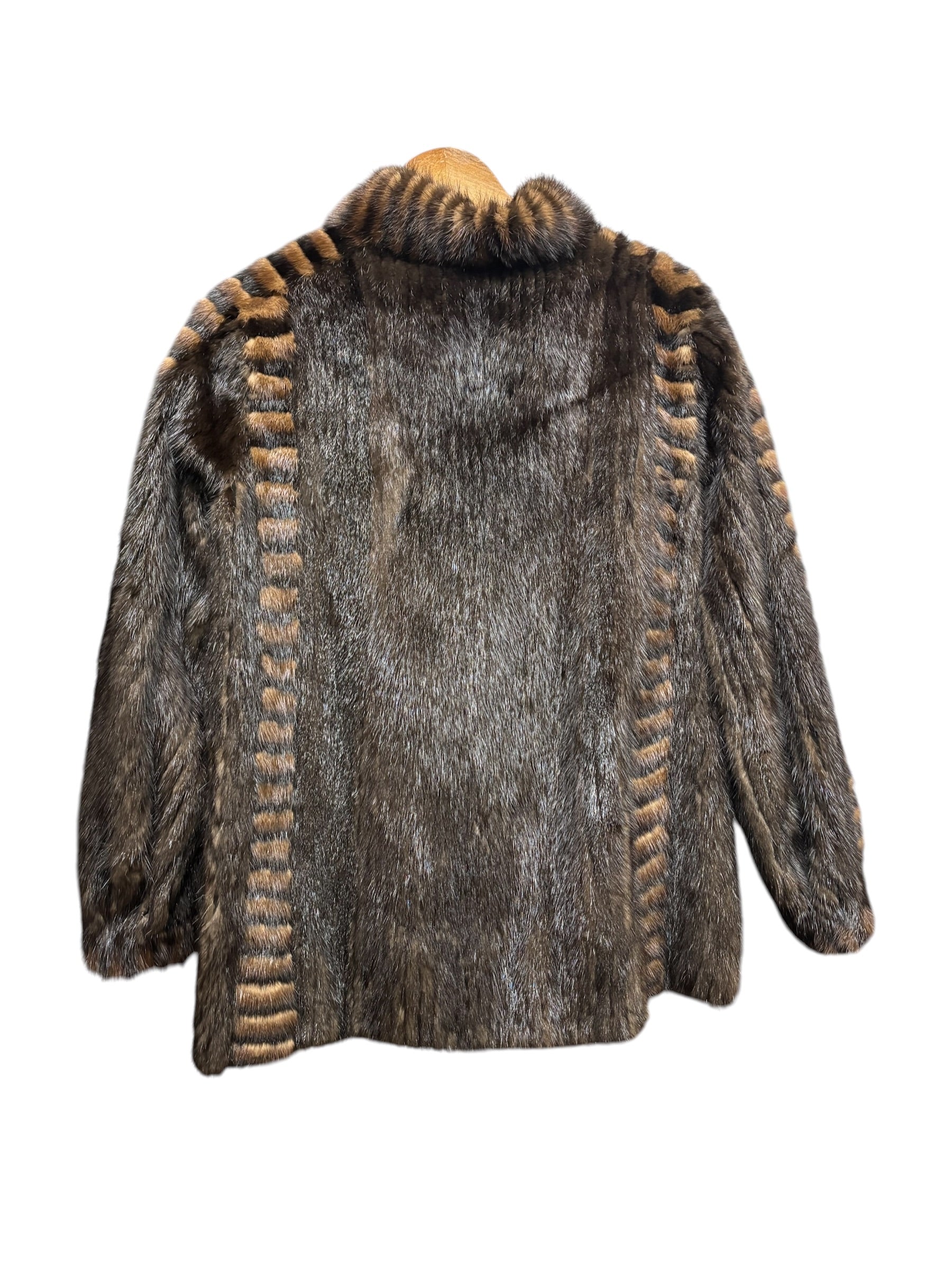 Saga Brown Mink Fur Coat